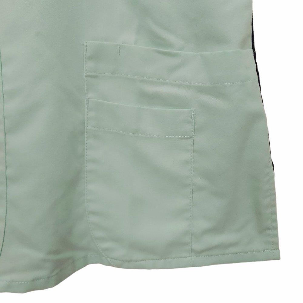 Grey's Anatomy Scrub Top Womens XXS Green V-Neck Short Sleeve Active Uniform - Picture 5 of 9